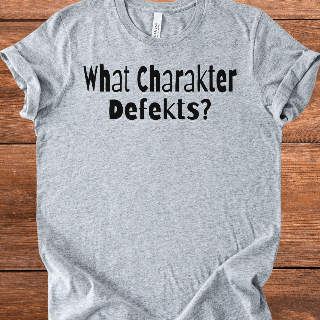 Vintage Blend Recovery T-Shirt | Inspiring Sobriety |  What Charakter Defekts?