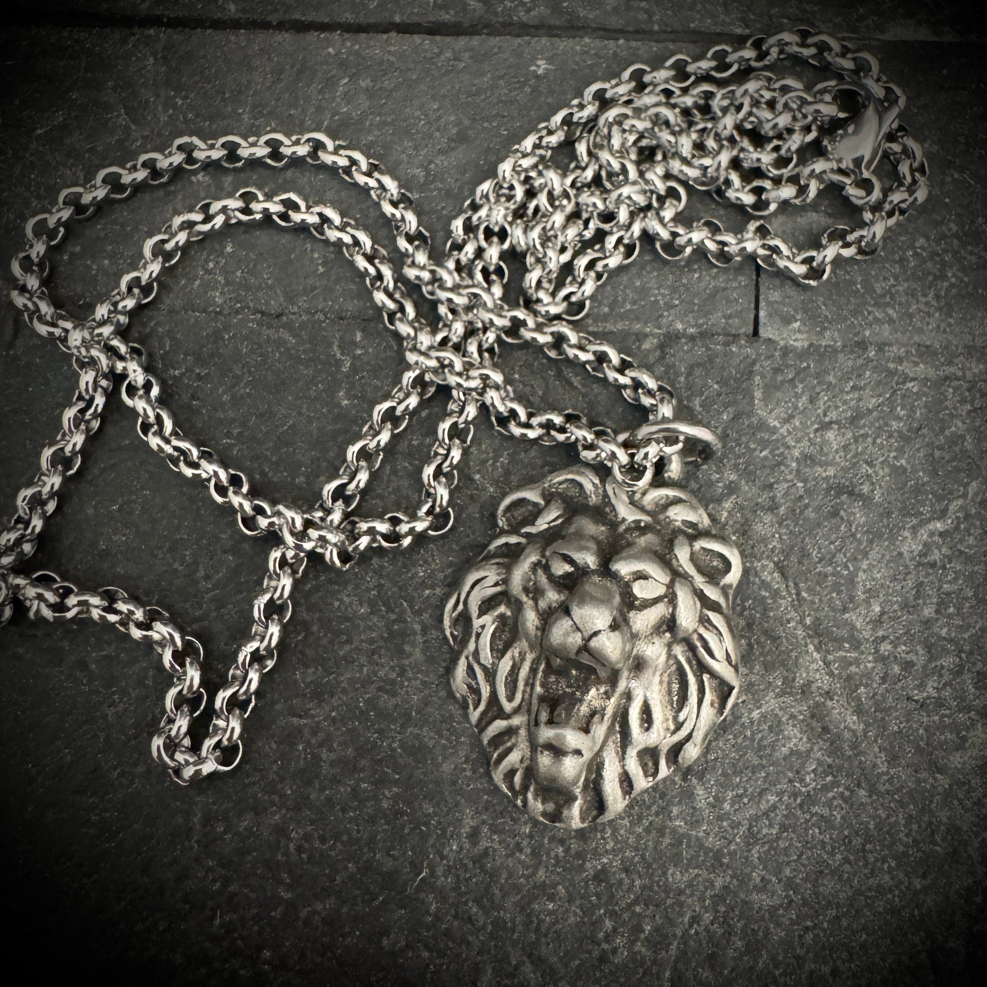 Vintage Lion Pendant | Inspiring Sobriety and Johnny LTD