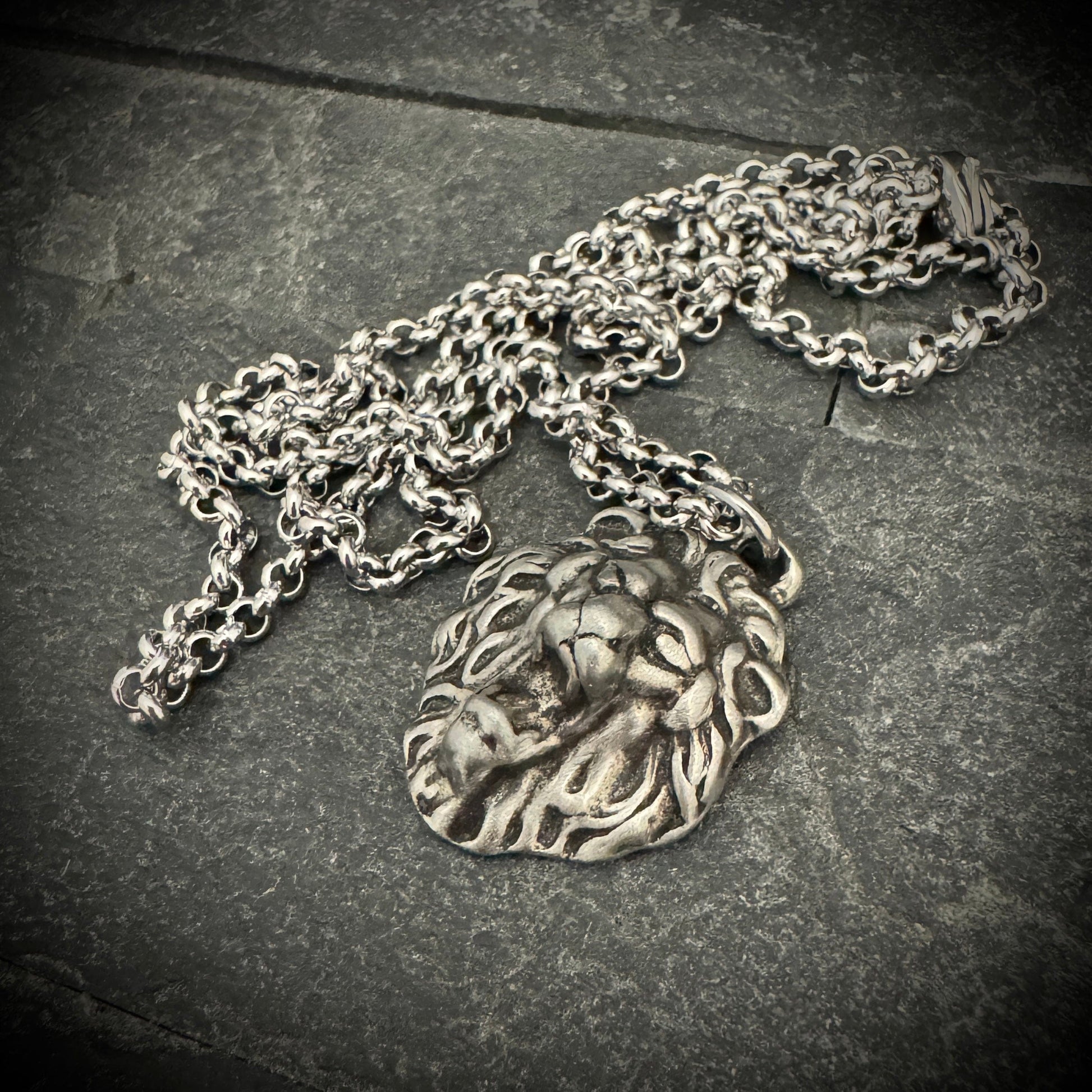 Vintage Lion Pendant | Inspiring Sobriety and Johnny LTD