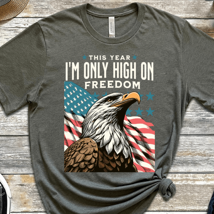 Vintage Recovery T-Shirt | Inspiring Sobriety |  High on Freedom