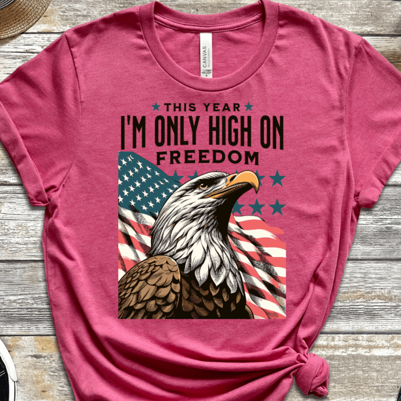 Vintage Recovery T-Shirt | Inspiring Sobriety |  High on Freedom