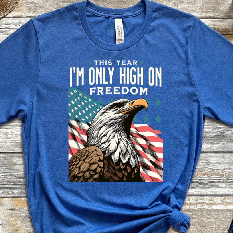 Vintage Recovery T-Shirt | Inspiring Sobriety |  High on Freedom