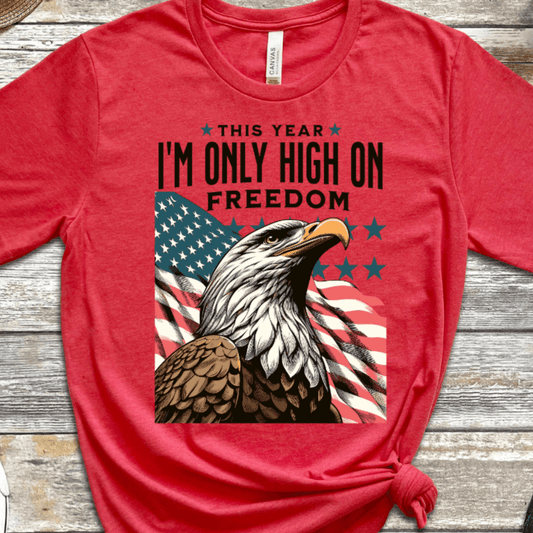 Vintage Recovery T-Shirt | Inspiring Sobriety |  High on Freedom