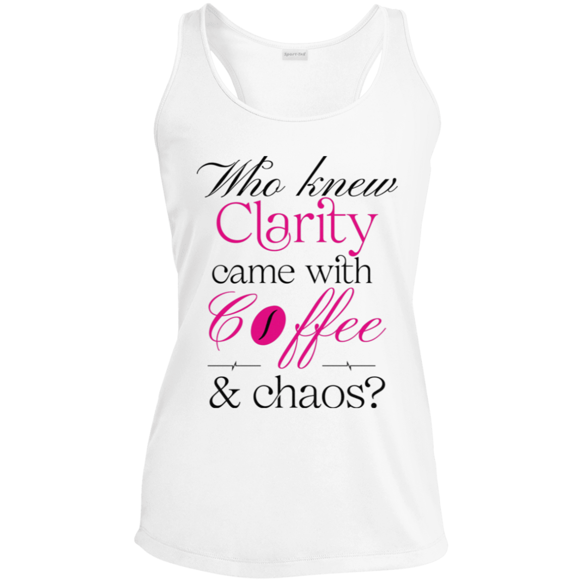 Womens Recovery Tank | Inspiring Sobriety |  Clarity, Coffee & Chaos