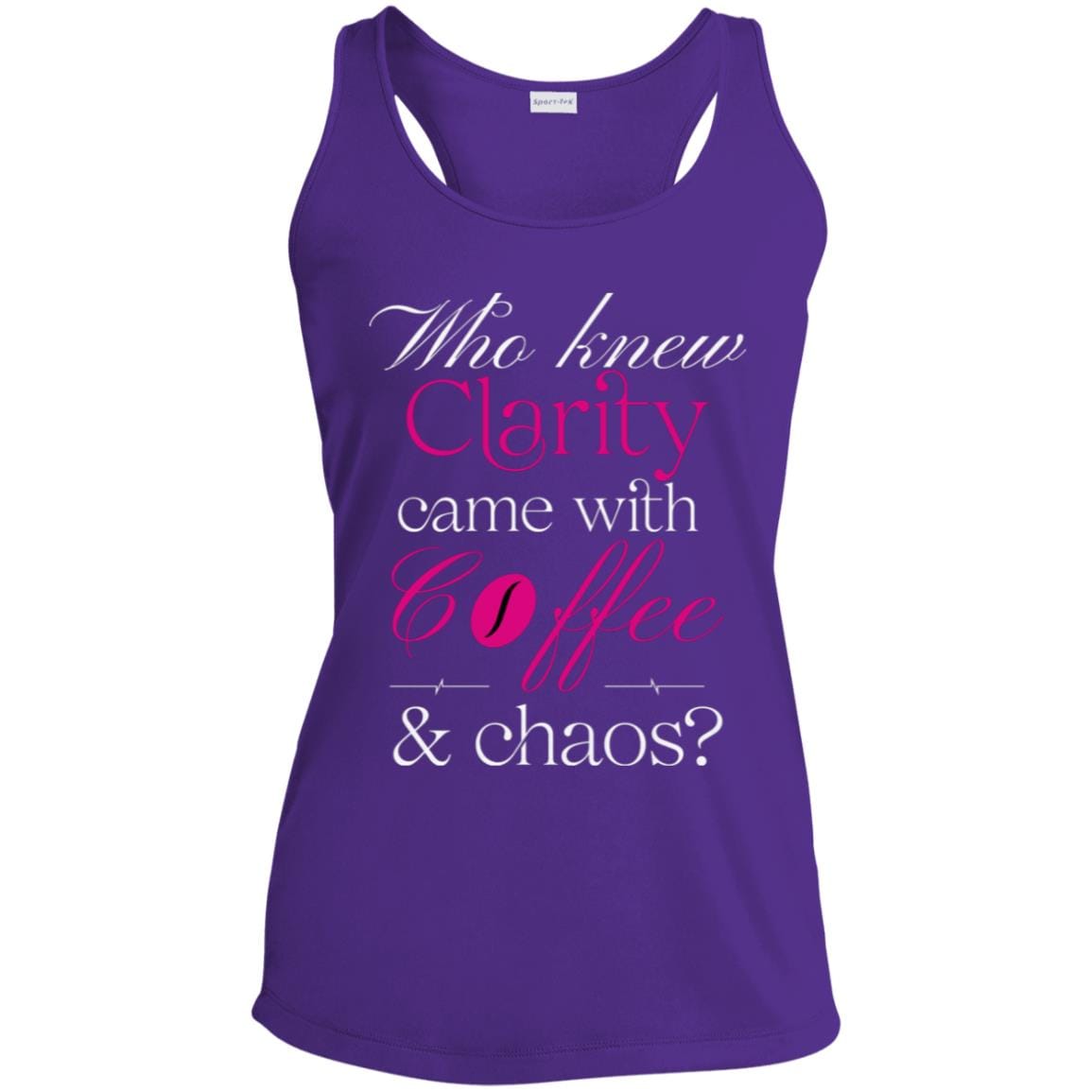 Womens Recovery Tank | Inspiring Sobriety |  Clarity, Coffee & Chaos