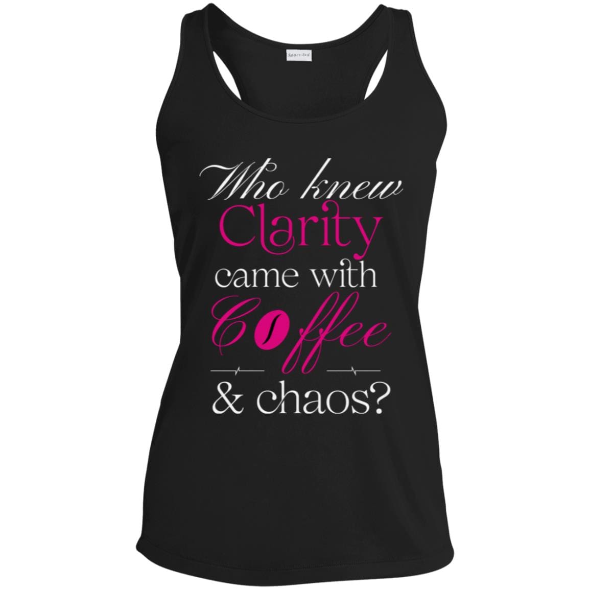 Womens Recovery Tank | Inspiring Sobriety |  Clarity, Coffee & Chaos