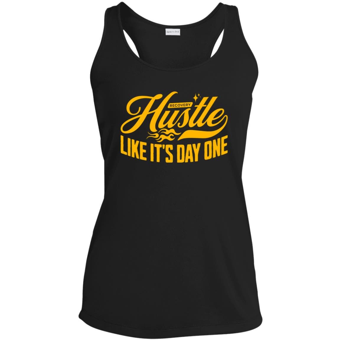 Womens Recovery Tank | Inspiring Sobriety |  Hustle Like It's Day One