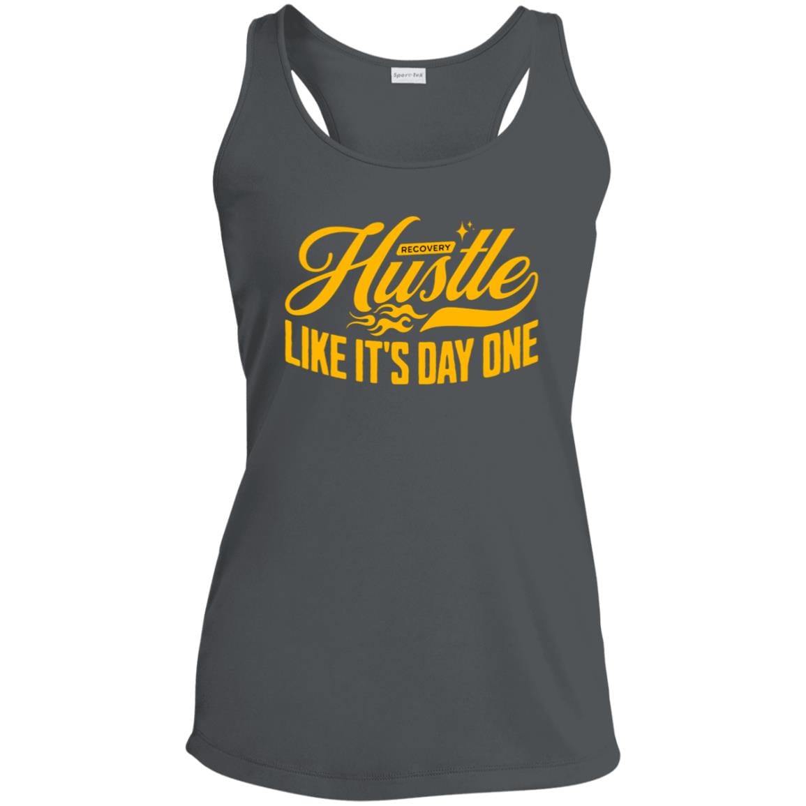 Womens Recovery Tank | Inspiring Sobriety |  Hustle Like It's Day One