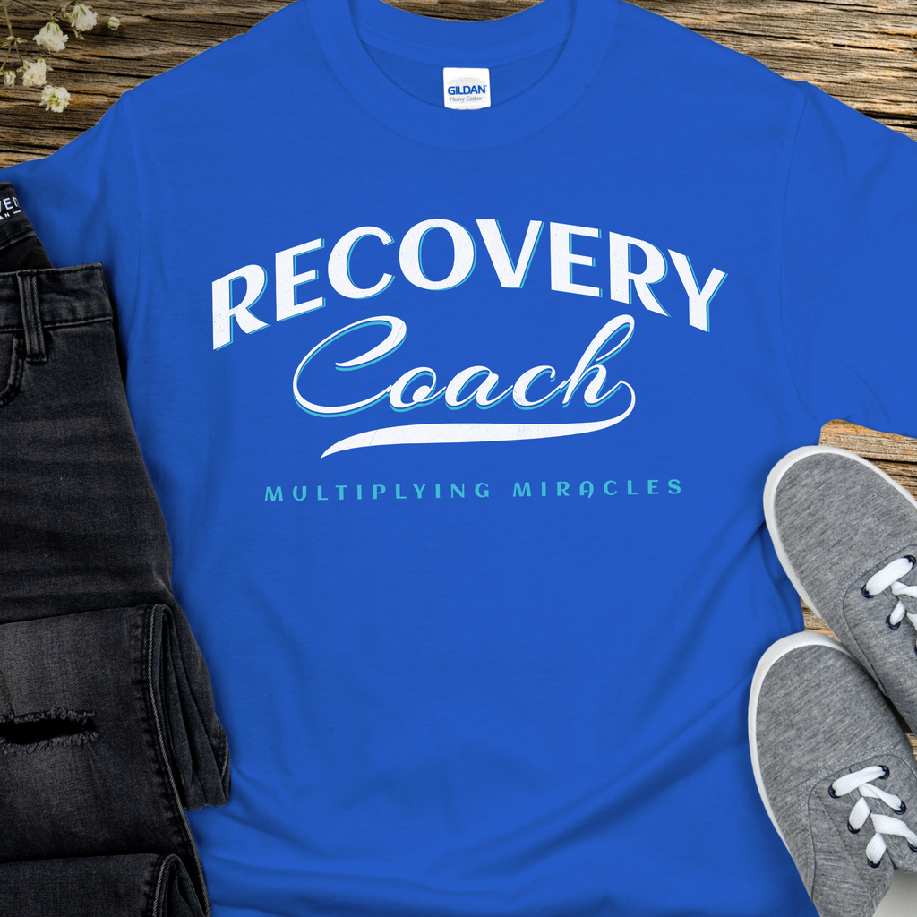 royal Recovery T-Shirt | Inspiring Sobriety |  Recovery Coach