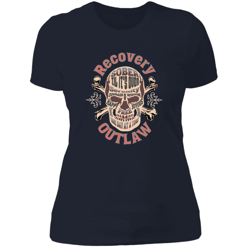 Womens Recovery T-Shirt | Inspiring Sobriety | Recovery Outlaw