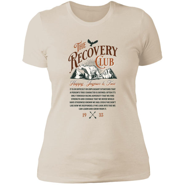 Womens Recovery T-Shirt | Inspiring Sobriety | The Recovery Club