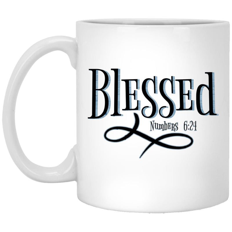 Bible Verse Coffee Mug | Inspiring Sobriety | Blessed Numbers 6:24
