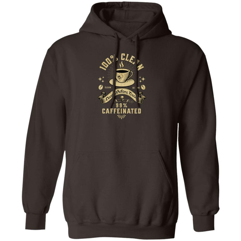 Recovery Hoodie | Inspiring Sobriety |  100% Clean 99% Caffeinated