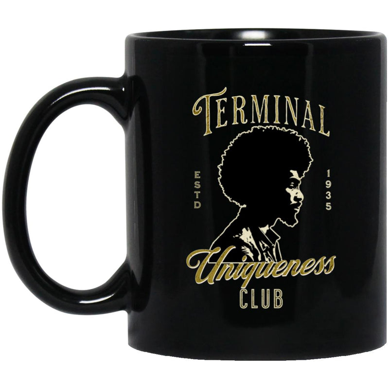 Recovery Mug | Inspiring Sobriety | Terminal Uniqueness Club african american with high profile hairstyle
