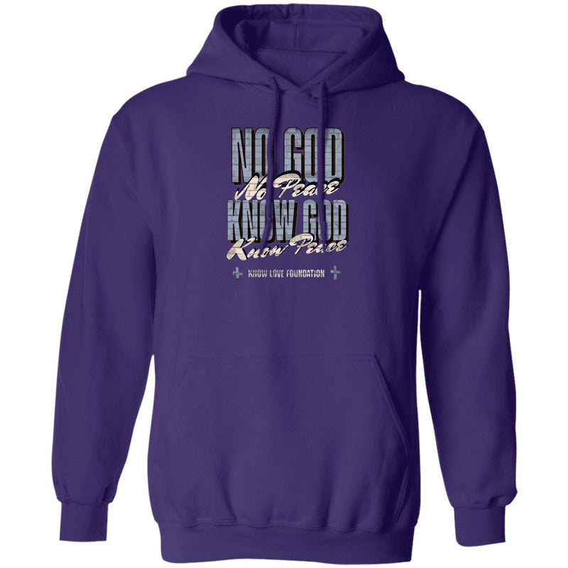 Recovery Hoodie | Inspiring Sobriety |  No God, No Peace, Know God Know Peace