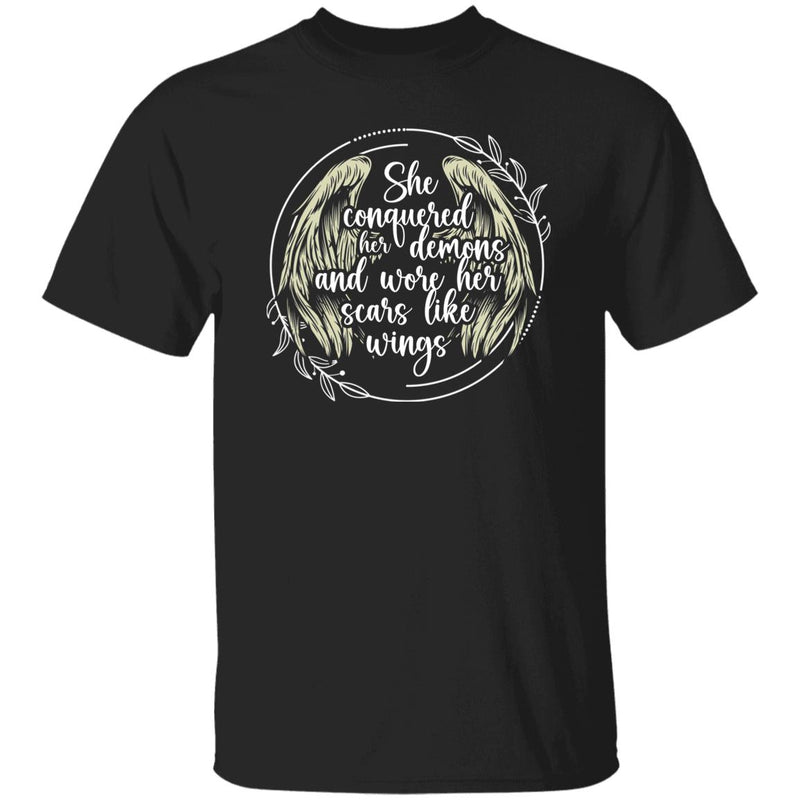 Unisex Recovery T-Shirt | Inspiring Sobriety |  She Conquered Her Demons