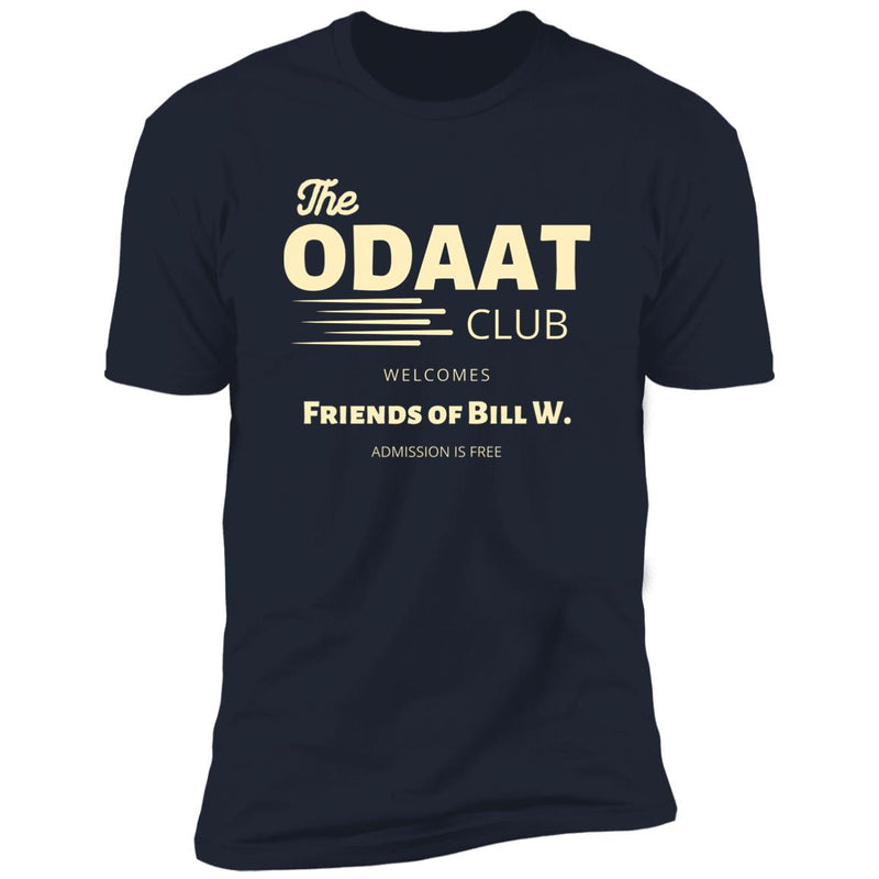 navy blue Mens Recovery T-Shirt | Inspiring Sobriety | The ODAAT Club