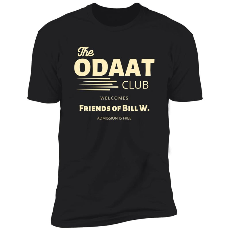 black Mens Recovery T-Shirt | Inspiring Sobriety | The ODAAT Club