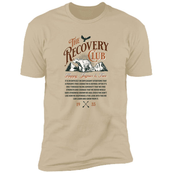 Mens Recovery T-Shirt | Inspiring Sobriety | The Recovery Club