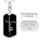 Christian Faith Cross Custom Dog Tag Keychain | Inspiring Sobriety | FaithChristian Faith Cross Custom Dog Tag Keychain | Inspiring Sobriety | Faith
