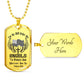 Custom Bible Verse Dog Tag | Inspiring Sobriety | Psalm 91:11 Dog Tag and Chain