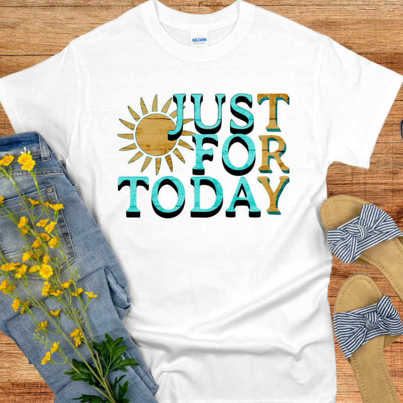 Recovery Unisex T-Shirt | Inspiring Sobriety | Just For Today "TRY"