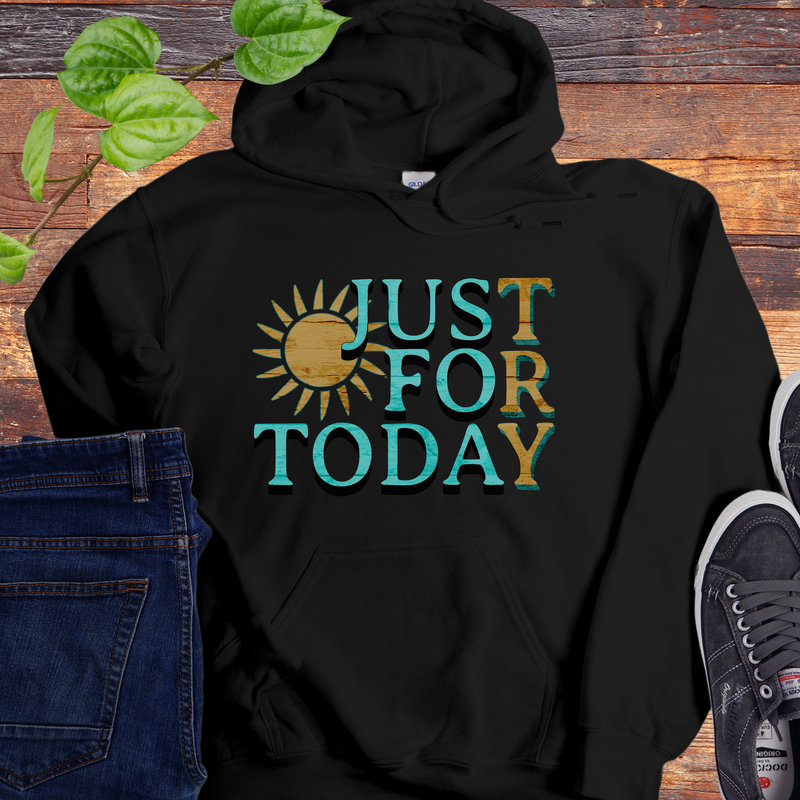 Recovery Unisex Hoodie | Inspiring Sobriety |  Just For Today "TRY"