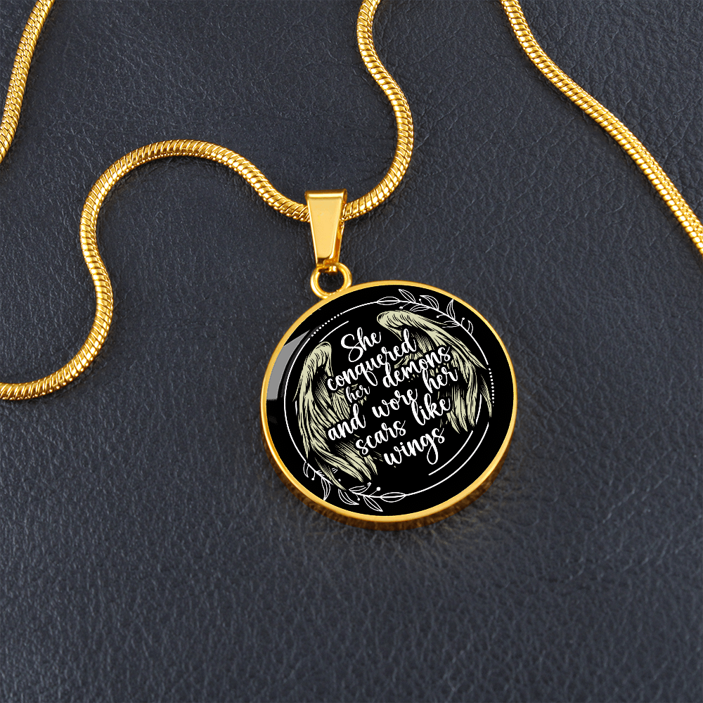 Custom Recovery Necklace | Inspiring Sobriety |  She Conquered Her Demons