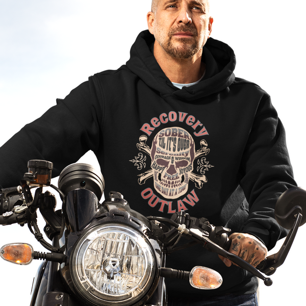 Addiction Recovery Hoodie | Inspiring Sobriety | Recovery Outlaw