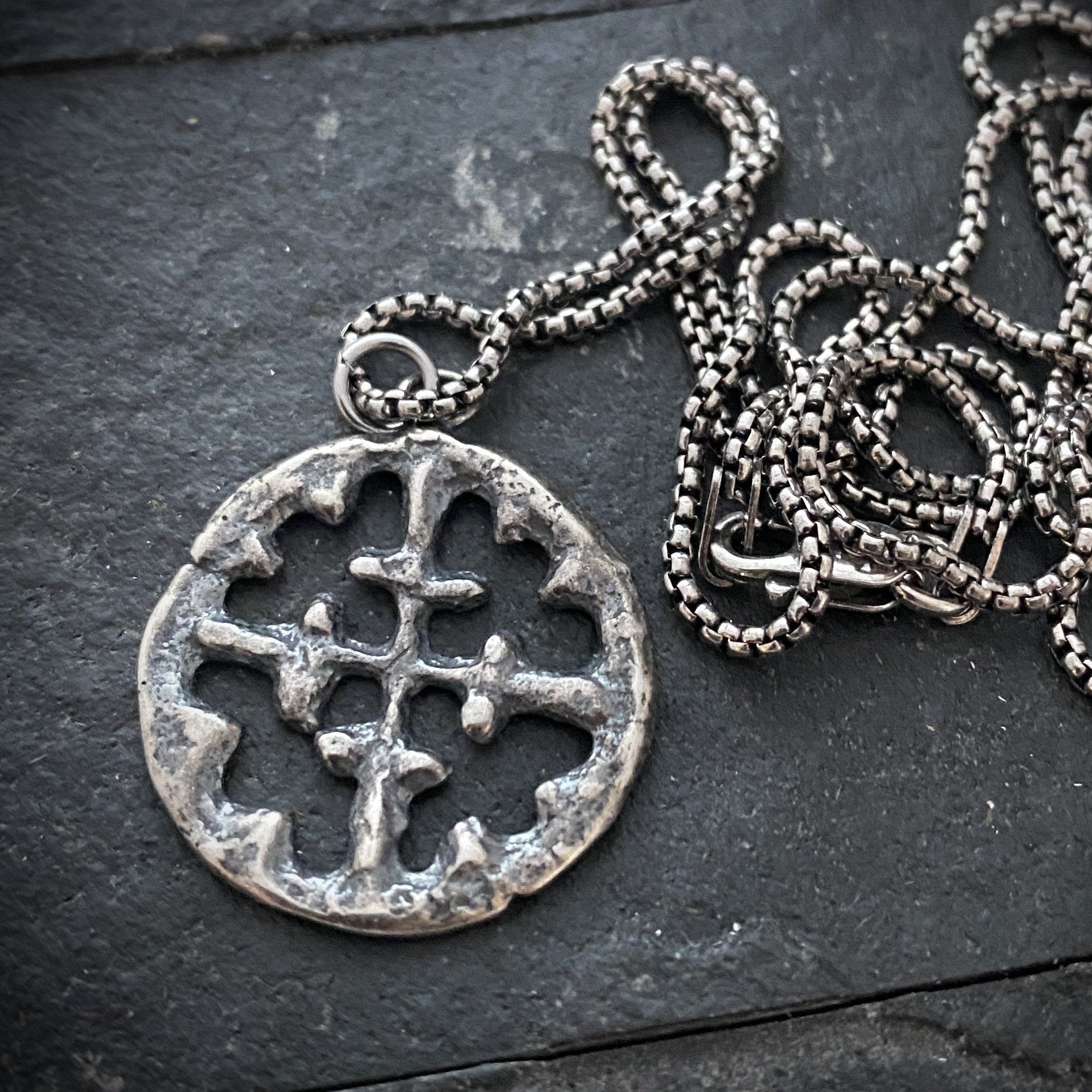 Sterling Silver Viking Era Cross cast from Original 10th Century Piece | Inspiring Sobriety