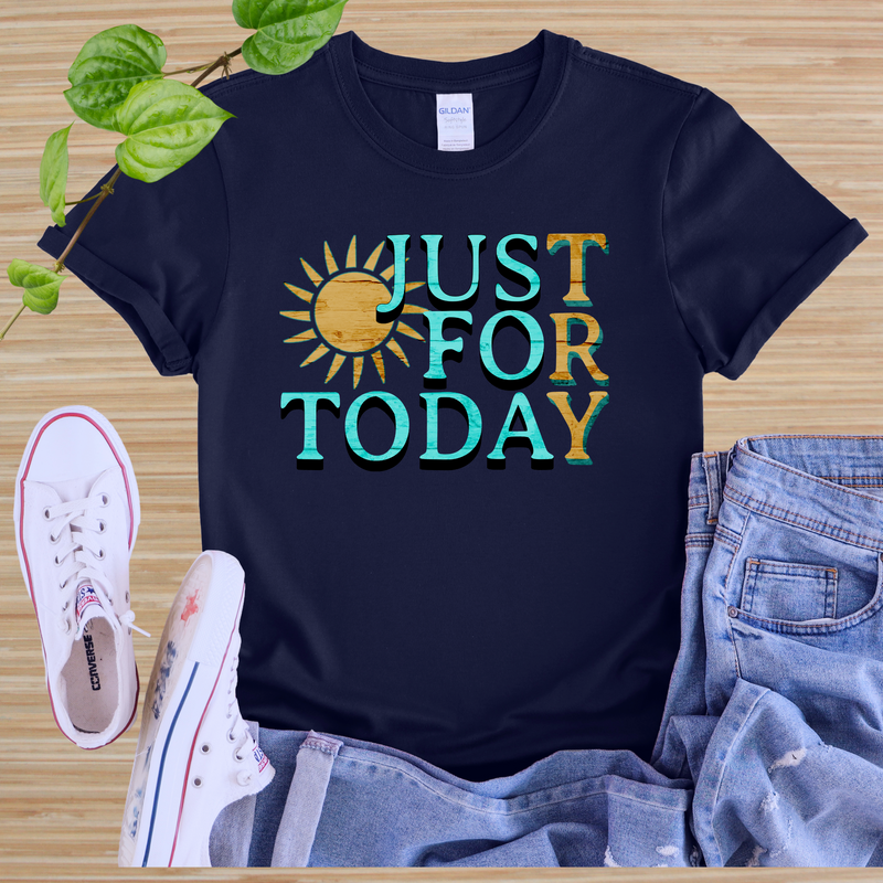 Recovery Unisex T-Shirt | Inspiring Sobriety |  Just For Today "TRY"