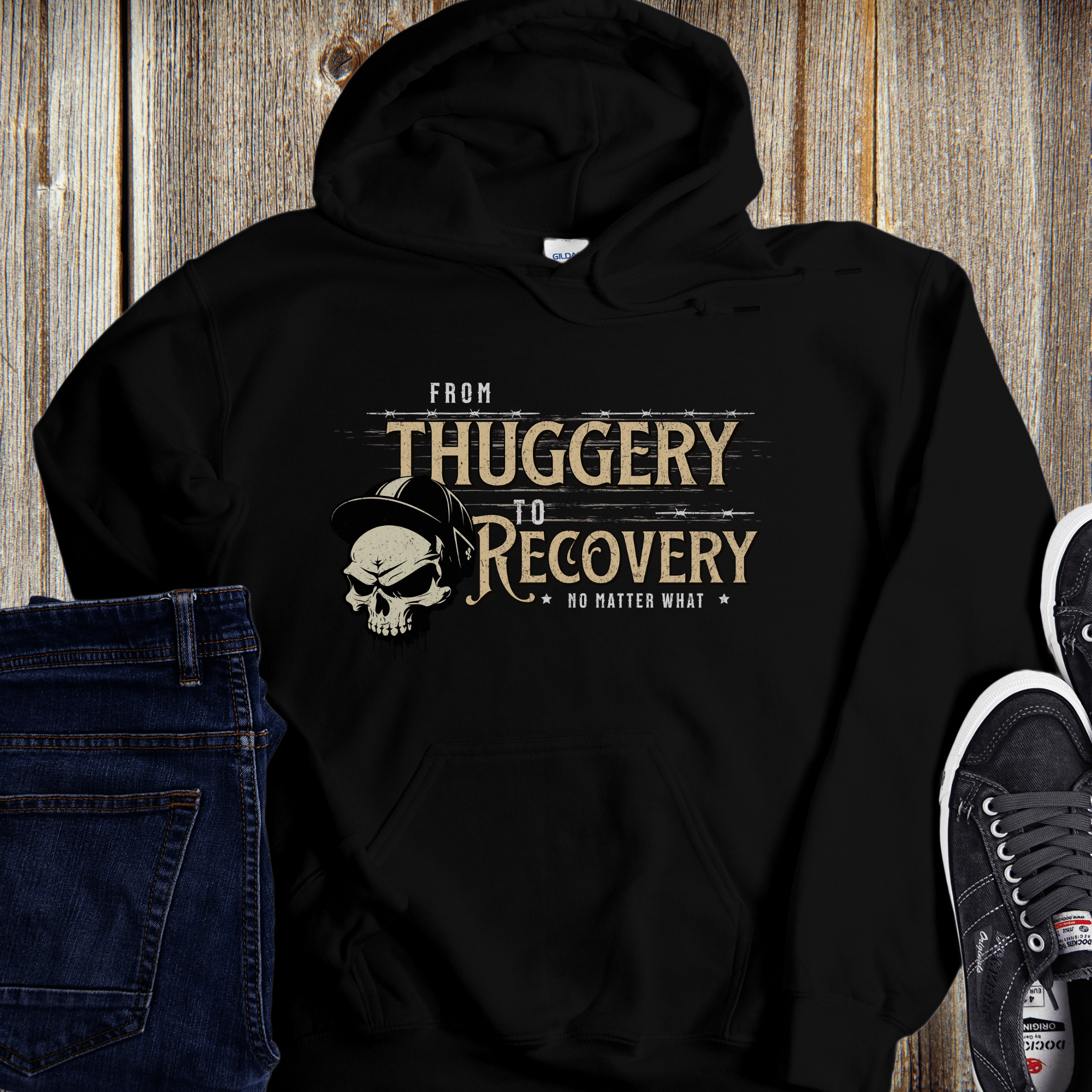 Recovery Sweaters Recovery Hoodie | Inspiring Sobriety | From Thuggery To Recovery