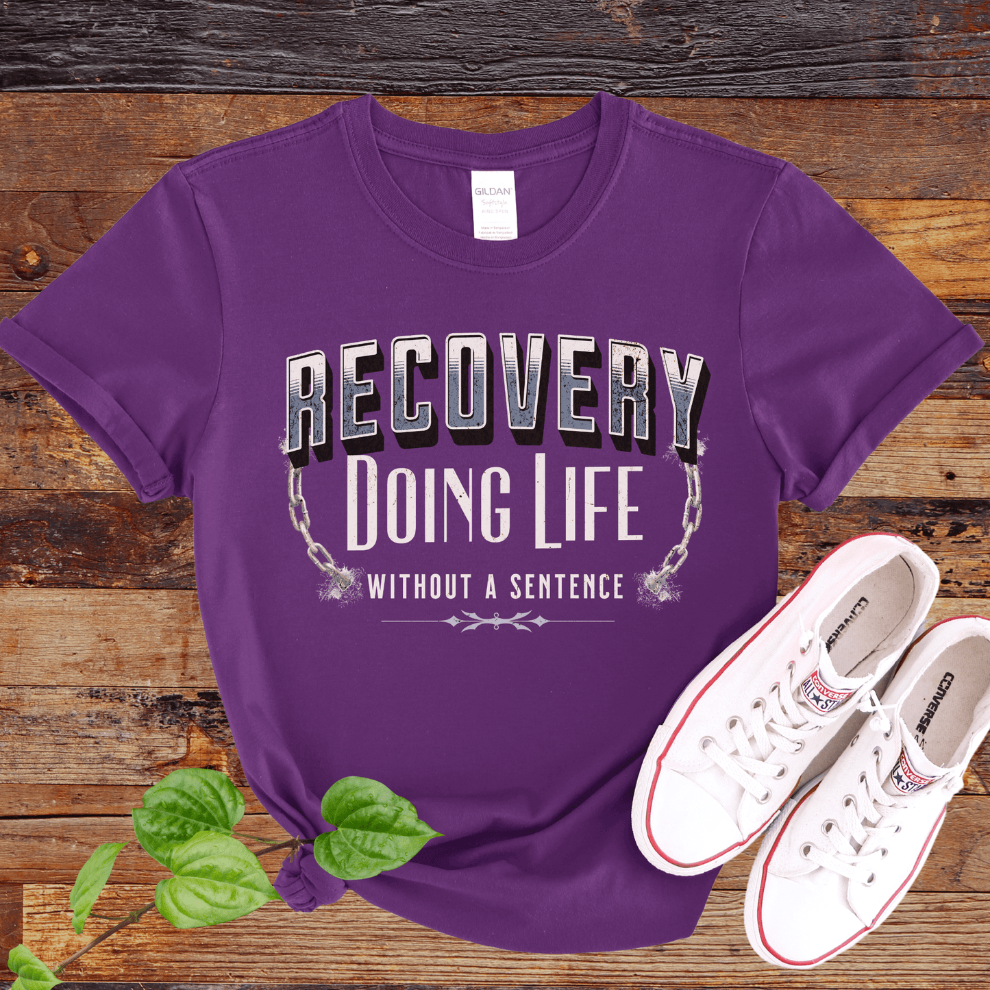 Recovery T-Shirt | Inspiring Sobriety | Recovery - Doing Life Without a Sentence
