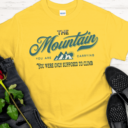 Recovery T-Shirt | Inspiring Sobriety | The Mountain You Are Carrying