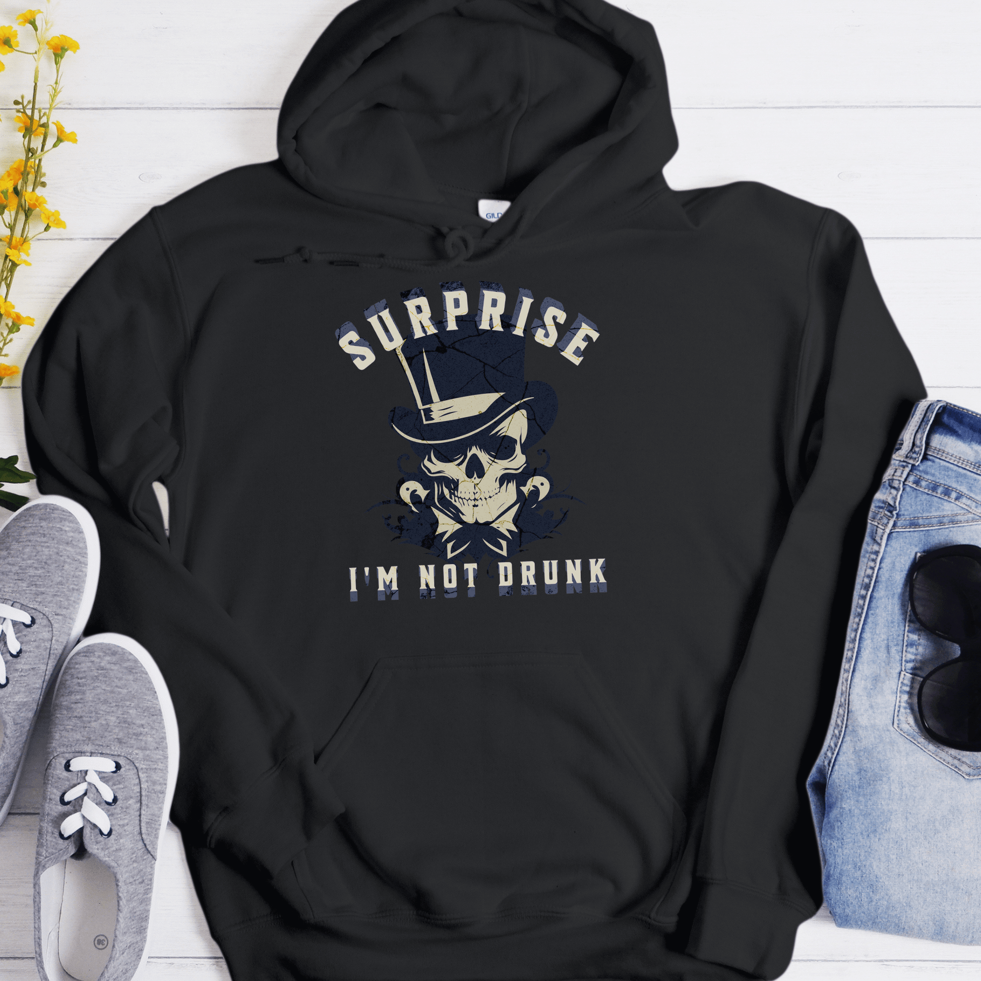 Recovery Unisex Hoodie | Inspiring Sobriety |  Surprise I'm Not Drunk