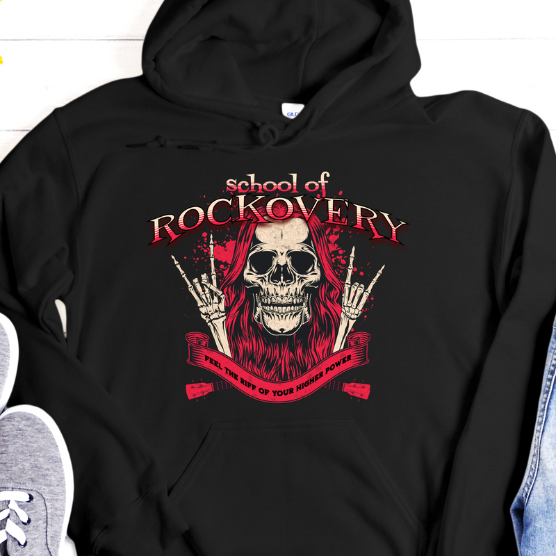 Recovery Hoodie | Inspiring Sobriety |  School of Rockovery