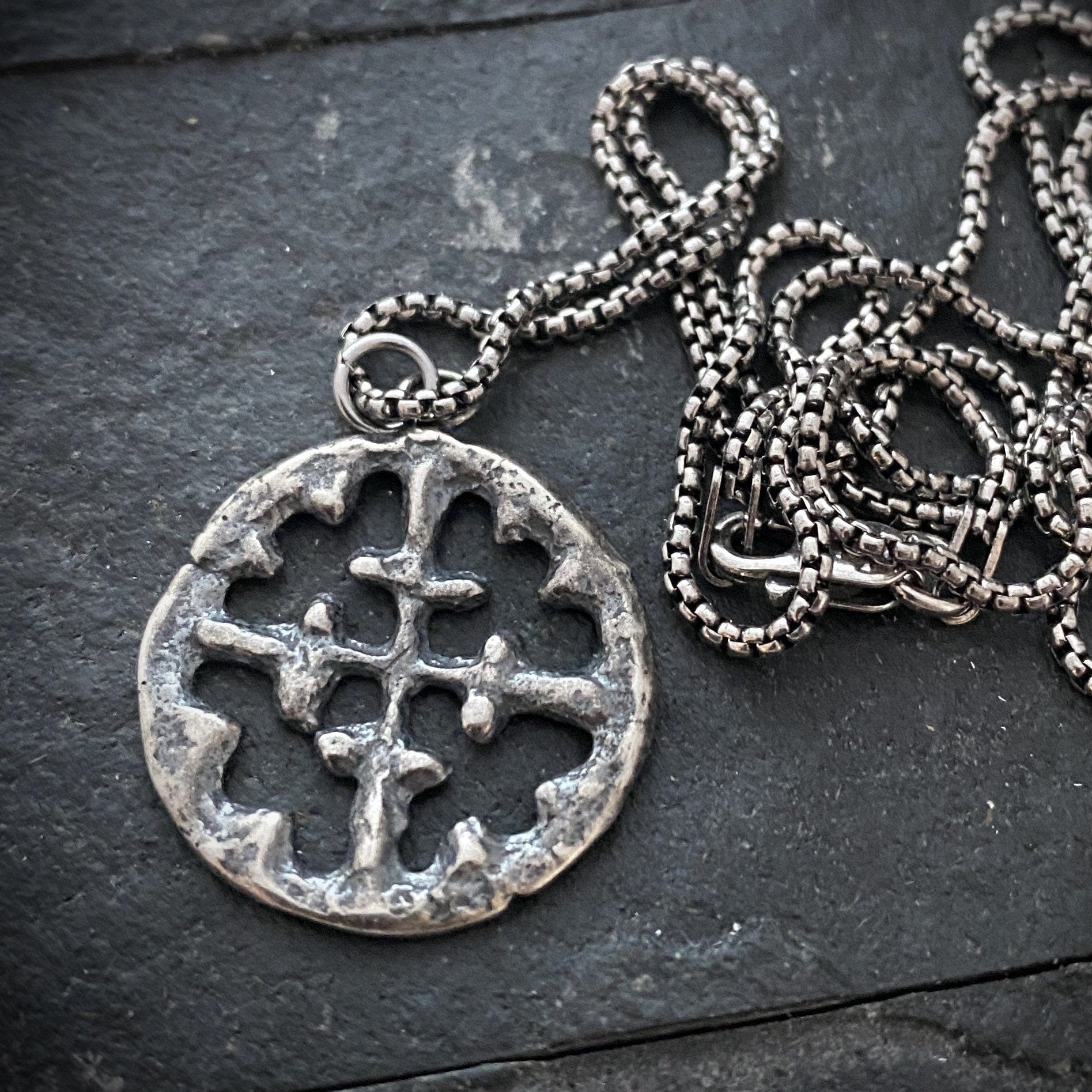 Sterling Silver Viking Era Cross cast from Original 10th Century Piece | Inspiring Sobriety